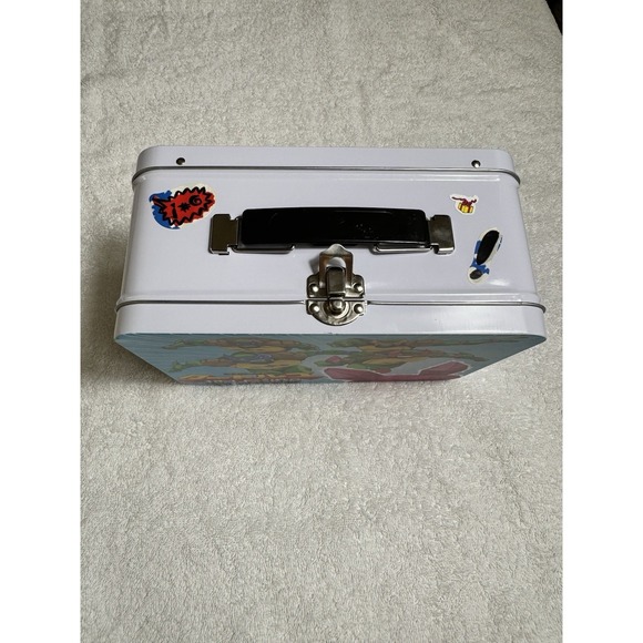TEENAGE MUTANT NINJA TURTLES TIN METAL LUNCHBOX HEROES IN A HALF SHELL Limited E - Picture 7 of 8